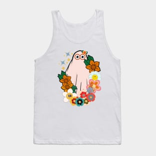 Cute Retro Halloween Ghost Tank Top